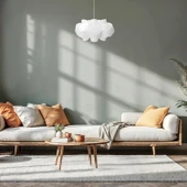 Petal Beyaz Sarkıt Avize (Kolay Kurulum) - 2