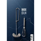Modacar Inox Çelik Çırpıcı + Mini Çırpıcı Seti - 1
