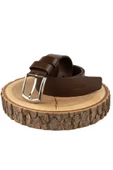 Hakiki Deri Kemer Kahverengi 4,5 cm - 2