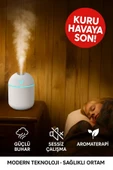 Işıklı Aromaterapi Hava Nemlendirici • Sessiz Çalışma • Güçlü Buhar • Modern Tasarım - 1
