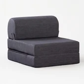 Yataklı Koltuk Magic Keten Görünümlü Tek Kişilik Antrasit Tek - 3