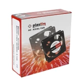 Plastim Bilezikli Aksiyel Fan 120x120x38mm 220V AC - PF12038B thumbnail 1