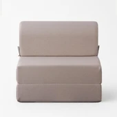 Yataklı Koltuk Magic Keten Görünümlü Tek Kişilik  Bej Tek - 2