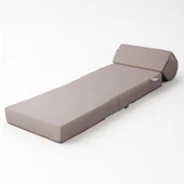 Yataklı Koltuk Magic Keten Görünümlü Tek Kişilik Bej Tek - 5