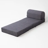 Yataklı Koltuk Magic Keten Görünümlü Tek Kişilik  Antrasit Tek - 4