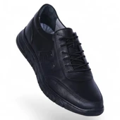 Baloğlu 1969 Siyah Kauçuk %100 Deri Erkek Casual Ayakkabı thumbnail 1