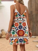 MDB Kadın Ip Askılı V Yakalı Süprem Elbise thumbnail 2