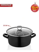 Kahramanlar Cips Chef 22 Cm Emaye Kızartma Tenceresi thumbnail 4