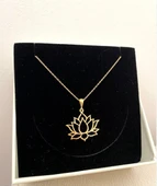 LOTUS ÇİÇEĞİ KOLYE thumbnail 2