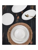 Acar XTL5541 Silver Detaylı Beyaz Porselen Yemek Takımı 27 Parça - 3