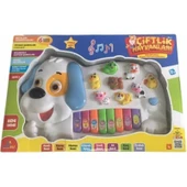 Vardem Can Ali Toys Türkçe Sesli Eğitici Köpek Figürlü Çiftlik Hayvaları Müzikli Piyano Karışık Renkler - 1