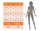 MDB Kadın Kısa Kollu Hakim Yaka önden Düğmeli Kısa Müslim Elbise thumbnail 4