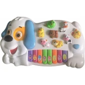 Vardem Can Ali Toys Türkçe Sesli Eğitici Köpek Figürlü Çiftlik Hayvaları Müzikli Piyano Karışık Renkler - 2