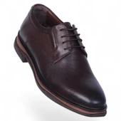 Baloğlu 1951 Kahve Kauçuk %100 Deri Erkek Klasik Ayakkabı thumbnail 1