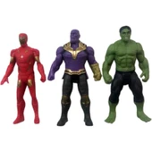 Bvm Oyuncak 5'li Avengers Yenilmezler Süper Kahraman Aksesuarlı Işıklı Figürler - 2