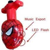 Avengers Oyuncak Spiderman Işıklı Müzikli Topaç Çek Bırak At Dönence Topaç - 3