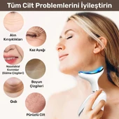 NPO NPB02 Yüz Boyun Gıdık Sarkma Kırışıklık Giderici Sıkılaştırıcı EMS LED Masajlı Güzellik Cihazı - 2