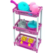 Xsay Üç Katlı Mutfak Sepeti 6613 - 1