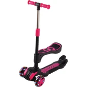 Furkan Cool Wheels Combo Oturaklı Scooter Pembe FR59564 - 1
