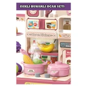Kayyum Buharlı Mutfak Seti 3 Yaş Üstü Kız Çocuklar İçin Gerçekçi Pişirme Deneyimi - 6