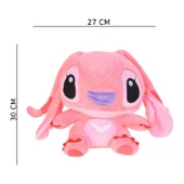Disney Lilo And Stitch 30 cm Sevimli Peluş Oyuncak Mavi ve Pembe - 1