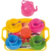 Güçlü Toys Tepsili Çay Seti Oyuncak Büyük Mutfak Seti - 1