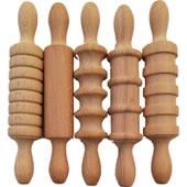 Kültür Ahşap Merdane Seti 5'li - 1