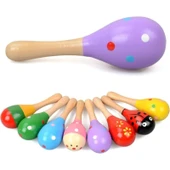 Canderel Renkli Ahşap Marakas Tekli thumbnail 2