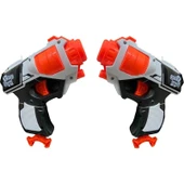 Nerf Sünger Mermi Dart Atan Çift Tabancalı 10 Dartlı Nişancı Oyuncak Tabanca - Nerf Nişancı 5 - 4