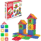 Dede Puzzle City 64 Parça Şehir Temalı thumbnail 1
