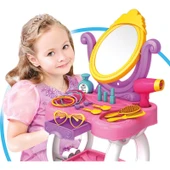 Dede Candy & Ken Prenses Güzellik Masası Renkli Aksesuarlarla 15 Parça Çocuklar İçin - 5