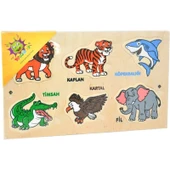 Woodoy 111 Woodoy Yapboz Vahşi Hayvanlar - 1