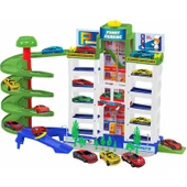 Toysan Oyuncak Asansörlü Garaj Seti Toy-41, 3'lü Arabalı Garaj Seti thumbnail 1