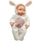 Erpa Oyuncak Tavşan Kostümlü Masal Anlatan Tombul Bebek Beyaz 662300 - 1