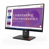 Lenovo ThinkVision T24D-40 64B9GAT1TK 23.8" 120Hz 4Ms HDMI+DP+USB-C+RJ45 FullHD IPS Pivot Vesa Monitör thumbnail 3
