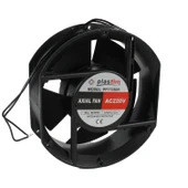 Plastim 172x150x50mm 220V AC Rulmanlı Aksiyel Fan - PF17250R thumbnail 2
