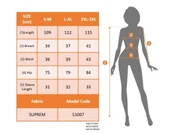 MDB Kadın Kısa Kollu Kare Yakalı Lastikli Desenli Süprem Elbise thumbnail 7