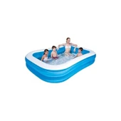 Bestway Jumbo Aile Boy Dikdörtgen Şişme Havuz 211 x 132 x 46 cm Dayanıklı Vinil Malzeme - 3