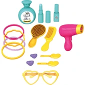 Dede Candy & Ken Prenses Güzellik Masası Renkli Aksesuarlarla 15 Parça Çocuklar İçin - 4
