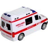 Xtoys Sos Sesli ve 3D Işıklı Çarp Dön Pilli Ambulans - 2