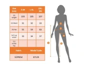 MDB Kadın Yüksek Bel Bağcıklı Yaprak Desenli Süprem Pantolon thumbnail 7