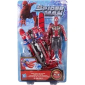 Cstars Spiderman Ağ ve Ok Atan Eldiven - Örümcek Adam Figürlü - 1