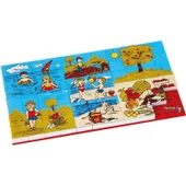 Güçlü Toys LEGO Tipi Resimli Puzzle 67 Parça Yaz - 1