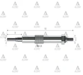 KIZDIRMA BUJİSİ (ISITMA) COROLLA 2007-2013 / YARIS 1.4 D-4D / MINI ONE D 115. 19850 0W010 (10 ADET) thumbnail 1