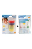 mycey 2 'li Beslenme Seti(mini Bebek Bardakları+kullan-at Önlük-10lu) - 1