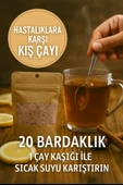 Doğal Karışım Kış Çayı,Nane, Limon, Okaliptus, Dut, Zencefil, Kuşburnu,Pancar Şekeri 20 bardaklık thumbnail 1