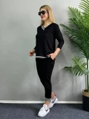 MDB Kadın Yeni Sezon Uzun Kollu Ribana Detay Ikili Takım thumbnail 2