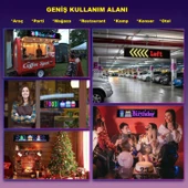 HyMark 35x10cm Programlanabilir LED Matrix Kayan Yazı 20x64 Pixel Emoji Tabela Araba Bluetooth APP Kontrol thumbnail 5