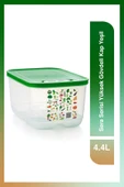 Tupperware Sera Serisi Yüksek Gövdeli Meyve ve Sebze Saklama Kabı Yeşil 4.4 lt - 1
