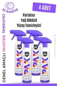 Selsil Pak 4 Lü 500 Ml Mucize Köpük Temizleyici Sprey Yağ Sökücü Yüzey Temizleyici Parlatıcı Loretta - 1